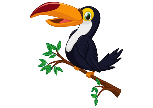 Cartoon toucan bird vector 01 toucan bird toucan cartoon   