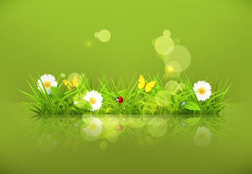 Spring green grass Background vector 04 spring green grass   
