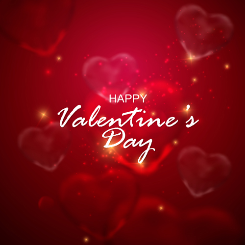 Blurs valentines day red background vector valentines red day blurs background   