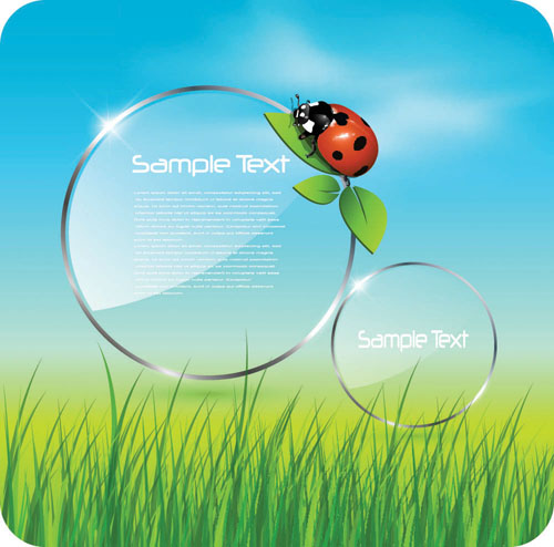 Spring green grass Background vector 01 spring green grass   