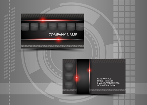 Modern style abstract business cards vector 02 modern business cards business card business   