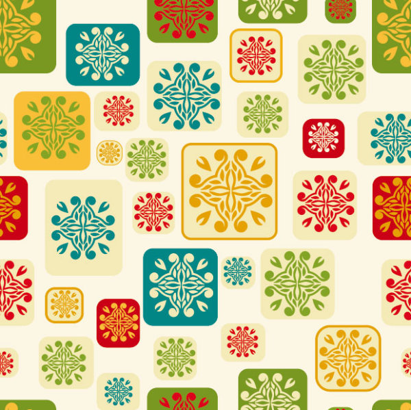 Abstract floral of Pattern vector 04 pattern vector pattern floral abstract   