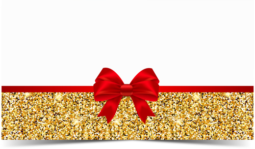 Red bow with gold luxury background vectors 01 red luxury gold bow background   