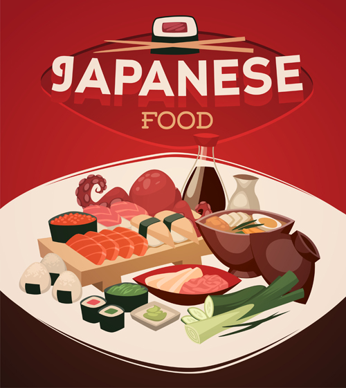 International Cuisine publicize template vector 05 template vector template publicize international Cuisine   