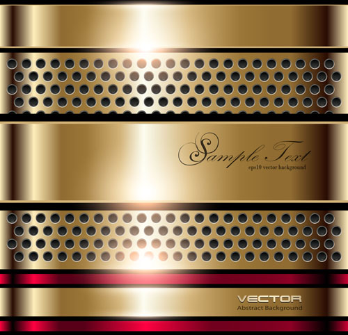 metallic mesh vector background set 02 metallic mesh   