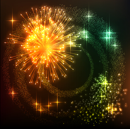 Holiday fireworks effect shiny background 03 holiday Fireworks effect background   