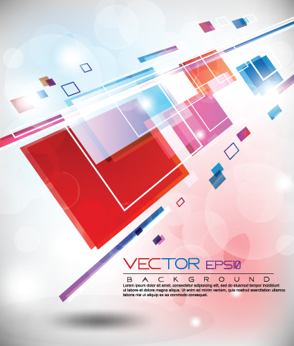 Multicolor Geometry elements backgrounds vector 04 multicolor Geometry elements element   