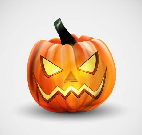 Horror pumpkins halloween vector 01 pumpkin horror halloween   