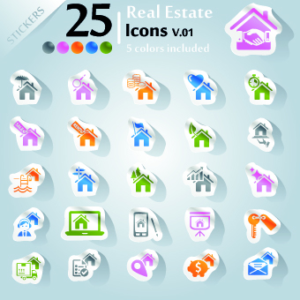 Icons stickers vector 10 stickers sticker stick icons icon   