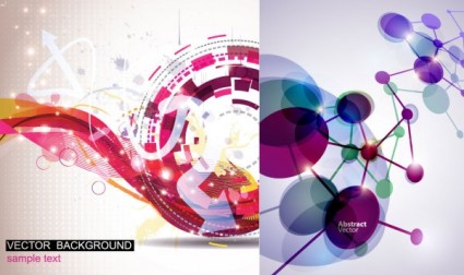 Modern tech background vector material tech symphony modern background   