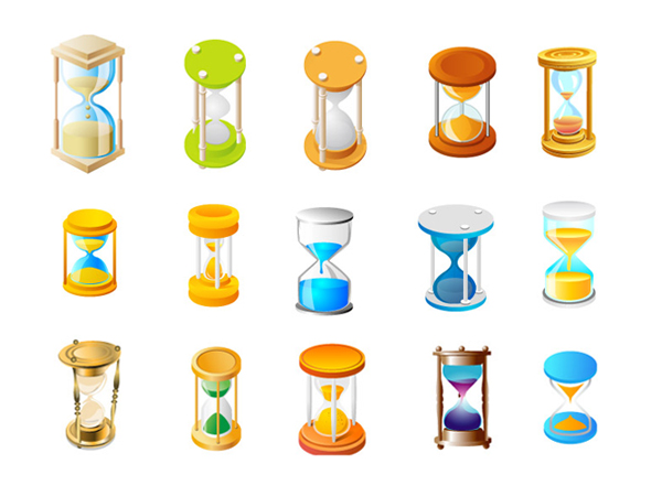 An hourglass icon vector vector vector icon hourglass An   