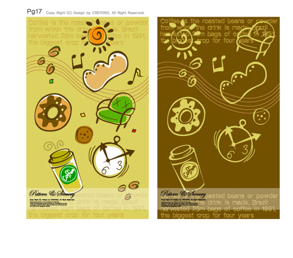 Lovely Child elements background 4 vector graphic tiled background sun music lovely leisure continuous background coffee clock cartoon bread   