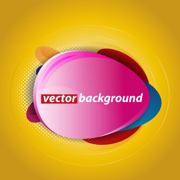 Colorful background with Shiny label vector graphic 04 shiny label colorful   