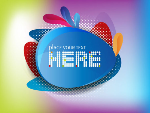 Colorful background with Shiny label vector graphic 02 shiny label colorful   