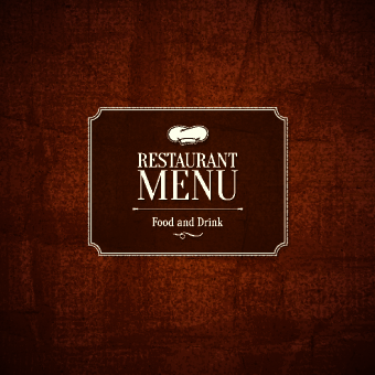 Creative retro restaurant menu template 02 template Retro font restaurant menu creative   