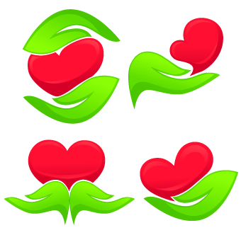 Creative Green Leaf logos vector 02 logos logo Green Leaf green creative   