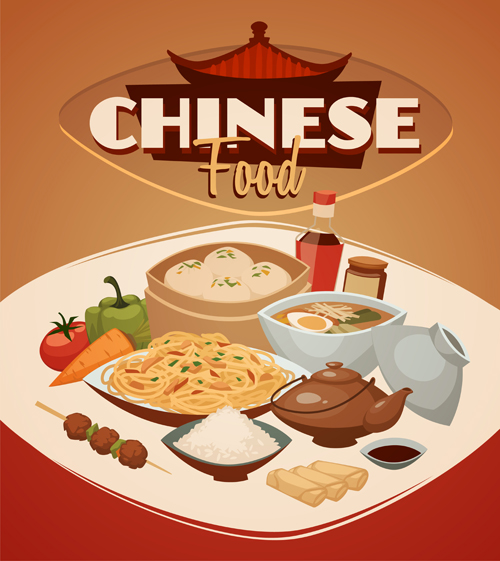 International Cuisine publicize template vector 03 template vector template publicize international Cuisine   