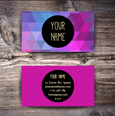 Fashion business card colored vector 04 image colored business card business   