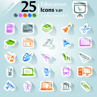 Icons stickers vector 09 stickers sticker icons icon   