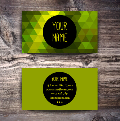 Fashion business card colored vector 11 fashion colored card business   