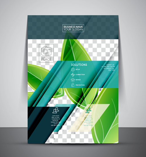 Company flyer template modern vector 02 template modern flyer company   