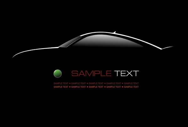 Shiny car black background design vector 01 shiny car black background design   