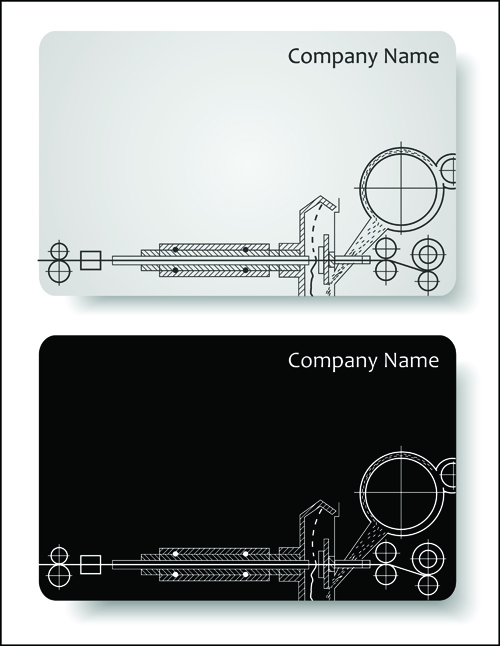 Elements of Hand drawn Visiting card vector 03 visiting hand-draw hand drawn elements element card   