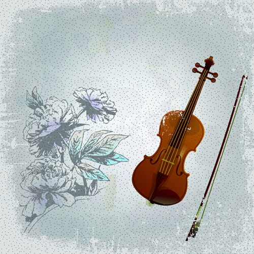 Different Music elements vector backgrounds art 01 music elements element different   
