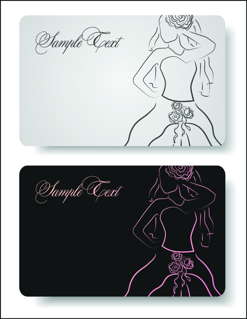 Elements of Hand drawn Visiting card vector 01 visiting hand-draw hand drawn elements element card   