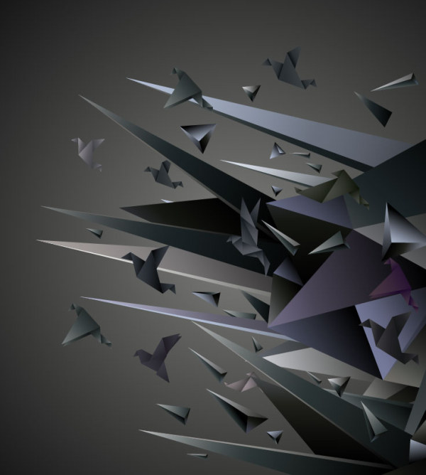 concept Paper Cranes vector backgrounds 02 paper cranes paper concept   