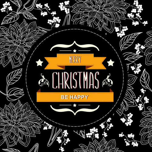 Christmas labels frame vector background 01 Vector Background labels label frame christmas background   