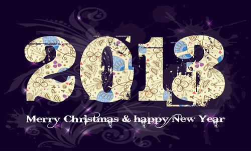 Vector set of 2013 new year design elements 05 year new year new elements element 2013   