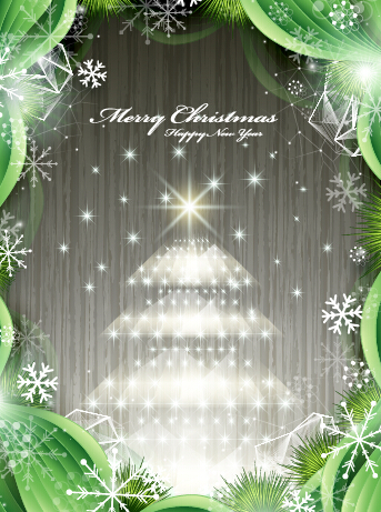 Fantasy xmas elements background vector xmas fantasy background   