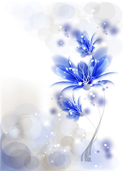 Bright background with flower design vector 03 flower bright   