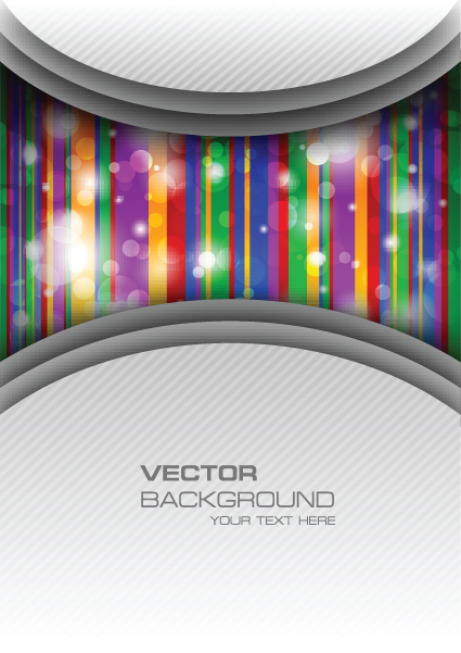 Vector set of Color insert background art 04 insert color   