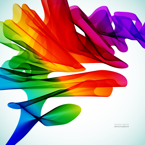 Silk dynamic colorful background art vector 01 silk dynamic colorful background   