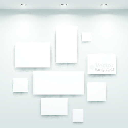 Vector of Interior Gallery backgrounds set 05 interior gallery   