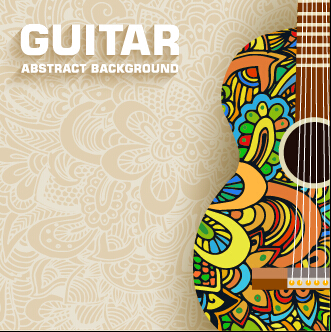 Art guitar abstract background vector 03 guitar abstract background abstract   