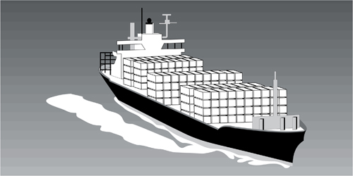 Different Cargo ship design vector graphic 04 ship different cargo   