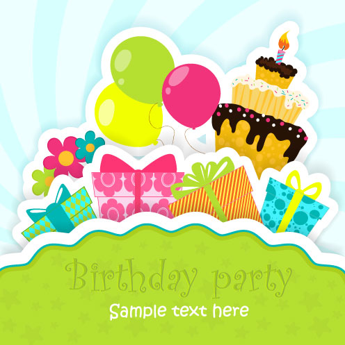 Funny cartoon Happy Birthday cards vector 05 happy birthday happy funny cartoon cards card birthday   