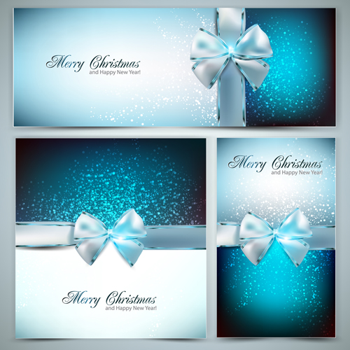 Christmas ornate gift cards vector set 05 ornate gift cards christmas cards card   