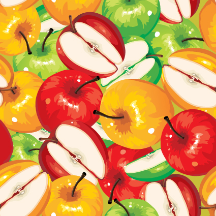 Fruits and vegetables patterns vector graphics 03 vegetables vegetable patterns pattern fruits fruit   