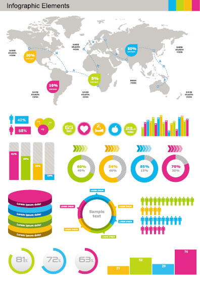 Business Information Data chart vector 04 vector information data business information   