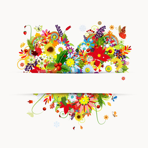 Set of Vector Colorful Butterflies background 05 colorful butterflies   