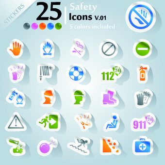 Icons stickers vector 06 stickers sticker icons icon   