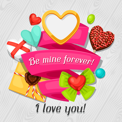 Valentines day design elements vector set 05 valentines elements design day   