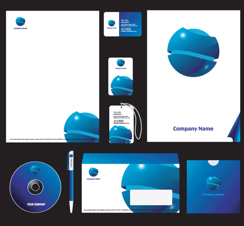 Corporate style cover design elements vector set 01 style elements element cover corporate   