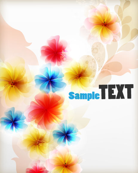 Shiny flower background vector 01 shiny flower background flower   