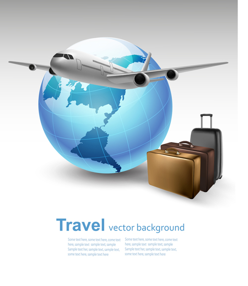 Vector set of world travel design graphics 06 world travel graphics   