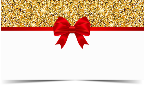 Red bow with gold luxury background vectors 06 red luxury gold bow background   